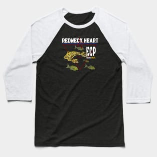 Redneck Heart Florida Beach Baseball T-Shirt